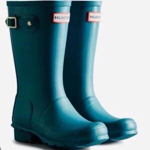 Hunter Blue Rain Boots size 6